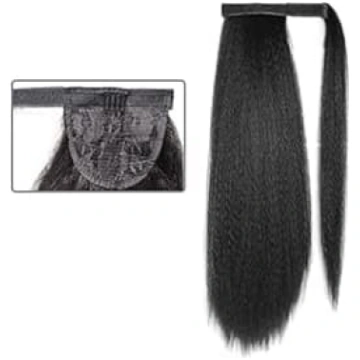 24" Nesakārtots garš taisns Afro Sintētiskie mati 