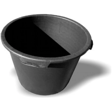 Konteiners Būvniecības Apaļa No Plastmasas 90l