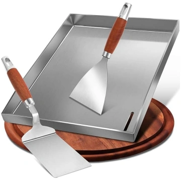 Premium Plancha komplekts ar grilēšanas lāpstiņu -