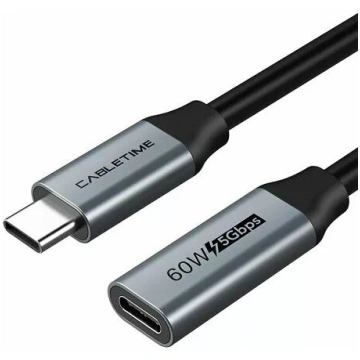 USB 3.0 Type-C kabelis CABLETIME, Type-C (v) — Typ