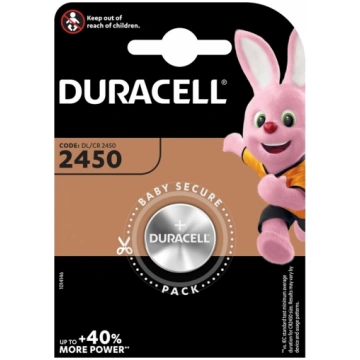 Baterija Duracell litija, DL/CR2450, 1gab/iep