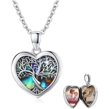 Dzīvības koks Picture Chain Sterlinga sudraba ģime