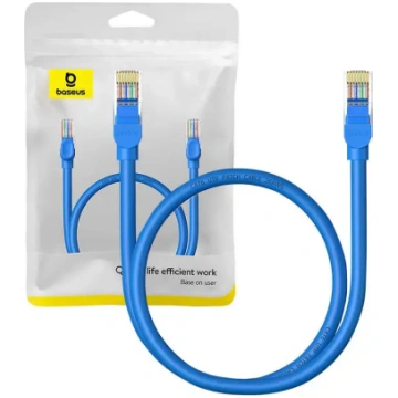 Baseus Round Ethernet Cable, RJ45, Cat.6, 0.5m (bl