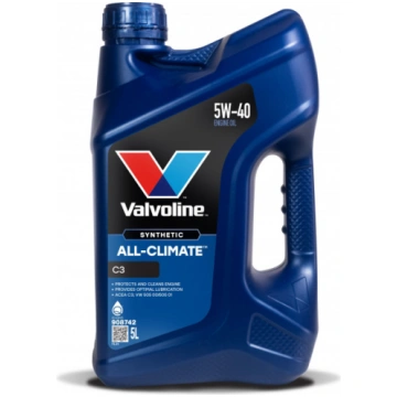 Motoreļļa All Climate C3 5W40 5L, Valvoline | 9087