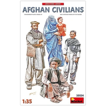 Līmējošais modelis MiniArt 38034 Afghan Civilians 