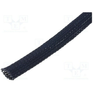 Braid; ØBraid : 1÷3mm; polyester; black; reel; -70