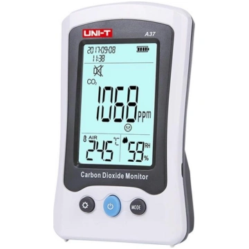 Uni-T A37 CO2 mērītājs A37, 400–5000 ppm, 0–99% RH