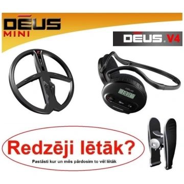 Lietots - Xp Deus X35 V5.2 2019 Mini WS4 spole 22"