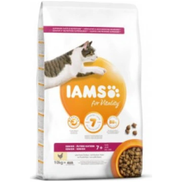 IAMS CAT SENIOR With Chicken - sausā barība kaķiem