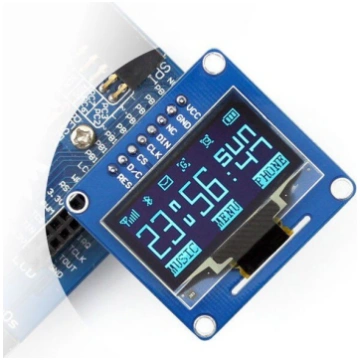 OLED display graphic blue 1.3"" (B) 128x64px SPI/I
