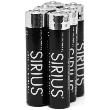Sirius Home - Decopower Batteries, 6 Pcs Set - izm