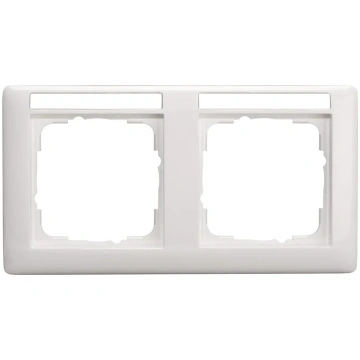 Switch frames, custom labelled, 2-way , scale: 55x