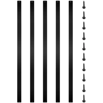 VEVOR 16 Pack alumīnija klāja balusters 75×2,5 cm 