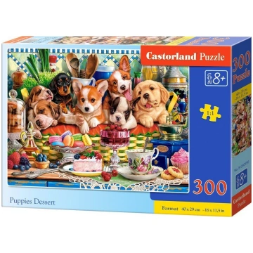 Castor 300 Piece Puzzle Puppies Dessert ( 59044380