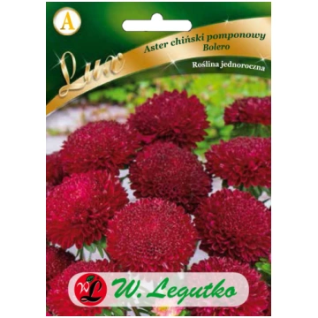 Asteres ķīnas pomponu Bolero red 0,5g (L) AKCIJA D