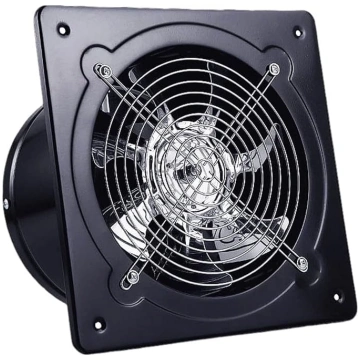 Rūpnieciskais sienas ventilators ar sieta sietu Iz