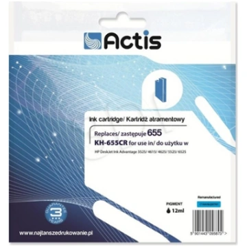 Tusz Actis KH-655CR (HP Nr 655 CZ110AE) Cyjan KH-6