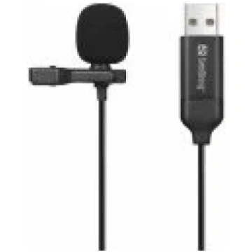 Sandberg 126-40 Streamer USB Clip Microphone Mikro