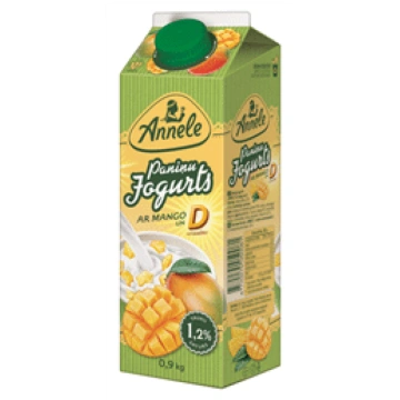 Paniņu jogurts ANNELE mango 1,2% 900g