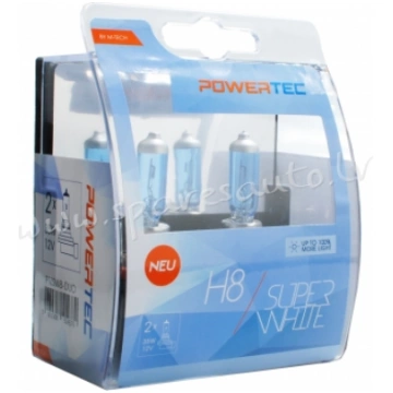 PTZSW8-DUO - H8 POWERTEC SuperWhite H8 bulb 12V DU