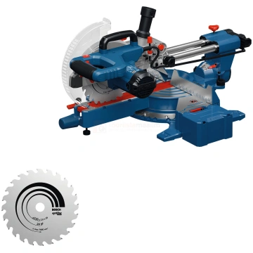 Bosch slīpzāģis GCM305-216S + 2 zāģa diski
