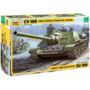 Soviet Tank Destroyer SU-100 Zvezda