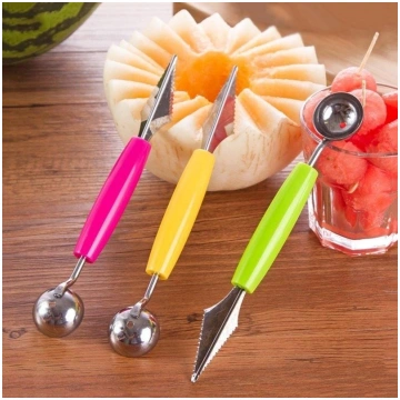 Dual Head Fruit Platter Carving Knife Kitchen Vege