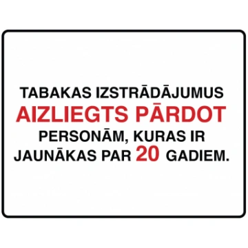 Uzlīme Charlot 100x130mm, Tabakas izstrādājumus ai