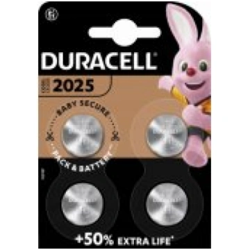 Duracell Single-use CR2025 4pcs Baterijas 119345-D