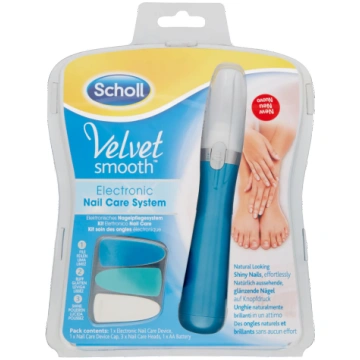Scholl Velvet smooth Kit Elettronico Nail Care Rec