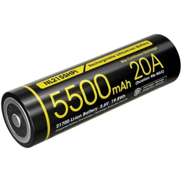 Uzlādējams 21700 Li-ion akumulators Nitecore 5500m