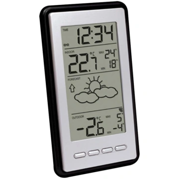 Technoline WS9130 meteoroloģiskā stacija, melna/su