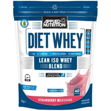 Applied Nutrition Diet Whey, zemeņu piena kokteili