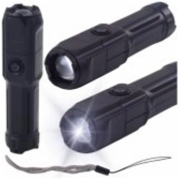 LEAN LED Flashlight Adjustable Zoom 3 Lighting Mod