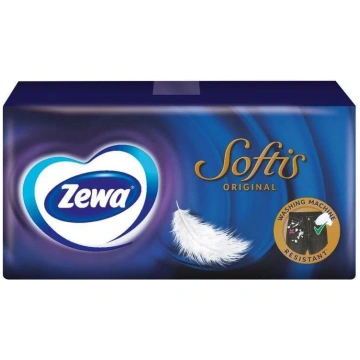 Vienreizējās salvetes ZEWA Softis, 4 sl