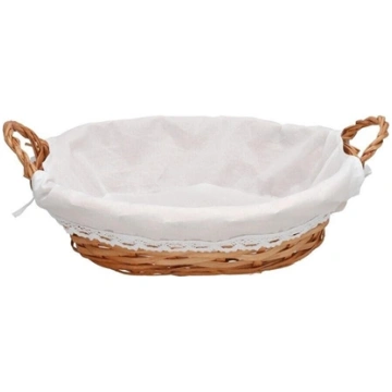 Basket with Handles, 40X29X14Cm, Oval 844539343098