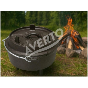 10.8 l čuguna katls Dutch-Oven