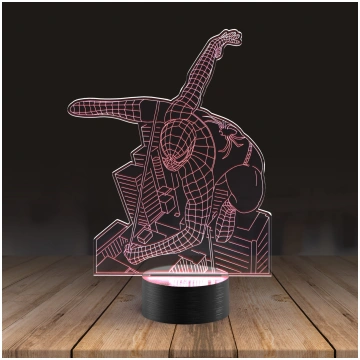 3D lampa Spider man city 2 3D lampa SpiderMan city