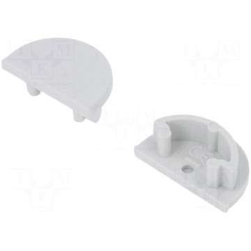 Cap for LED profiles | grey | ABS | Application: A