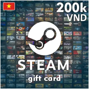 Steam Wallet dāvanu karte 200000 VND - Steam atslē