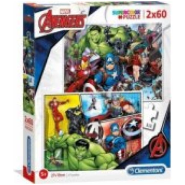 Clementoni Clementoni Puzzle 2x60 pieces Super Col