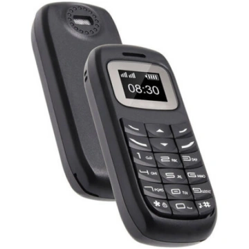 Telefons Mini mobilais tālrunis, melns, ar Bluetoo