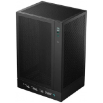 Deepcool PC Gaming Case | CH170 DIGITAL | Black | 