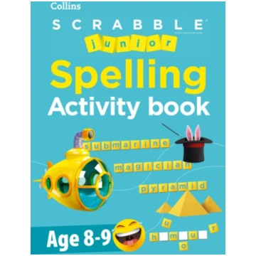 SCRABBLE™ Junior Spelling Activity Book Age 8-9 Co