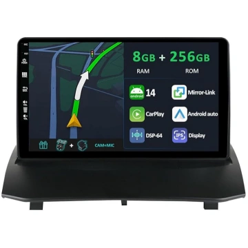 [8G + 256G] IPS 9 collu Android 14 auto radio Ford