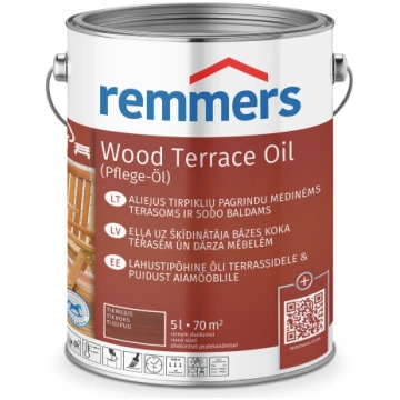 Eļļa terasēm Remmers Teras Pflege, tīka krās., 5 l