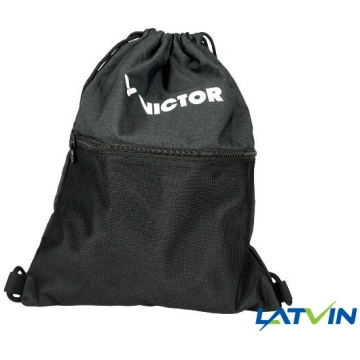 VICTOR Drawstring sporta maisiņš melns