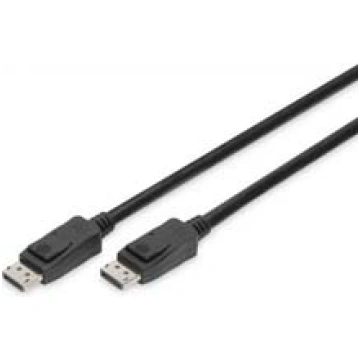 DIGITUS DisplayPort Cable 3m DP St/St m/lock UHD 8