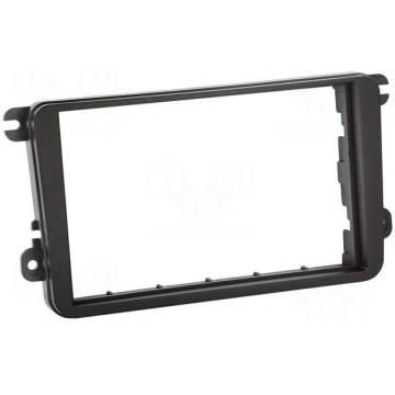 Radio frame | Seat,VW,Škoda | 2 DIN | black ACV 28