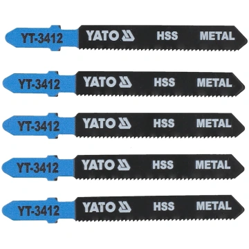 Yato Zāģa asmeņi T YT-3412, 5 gab., 8 mm, 75 mm, 1